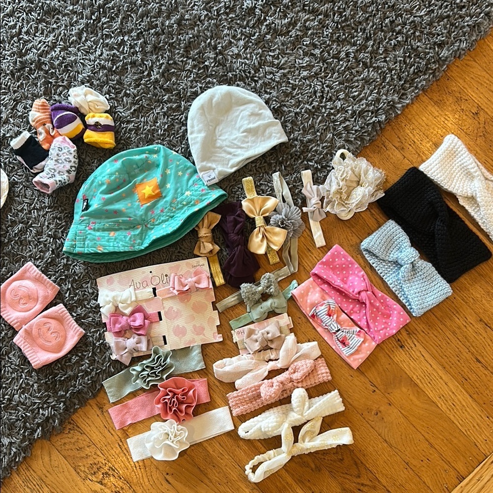 Toddler Girl Baby Headpiece Bundle
